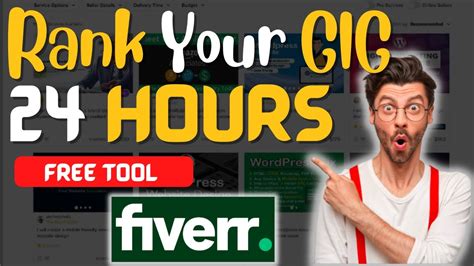 How To Rank Your Fiverr Gigs In Hours With Free Tool Fiverr Gigs