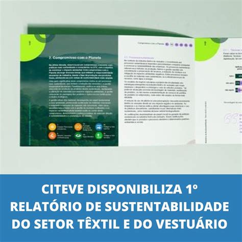 Citeve Disponibiliza 1º Relatório De Sustentabilidade Do Setor Têxtil E