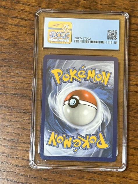 Cgc Pok Mon Tcg Ninetales V Rebel Clash Holo Full Art W