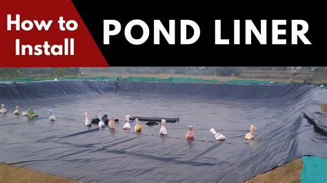 How To Install Pond Liner A Step By Step Detailed Guidelines Youtube