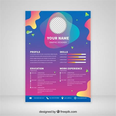 Colorful Resume Template