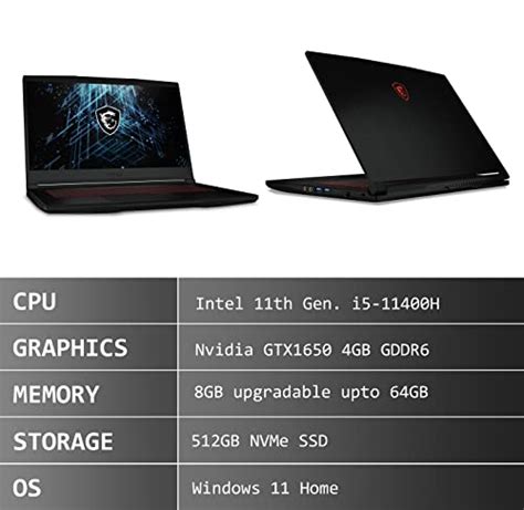 Msi Gaming Gf Thin Intel Th Gen I H Cm Fhd Hz Gaming