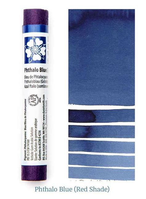 Daniel Smith Watercolor Stick Sulu Boya Phthalo Blue Red Shade Sulu