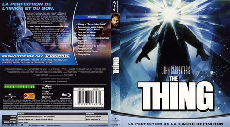 Jaquette DVD de The thing BLU RAY Cinéma Passion