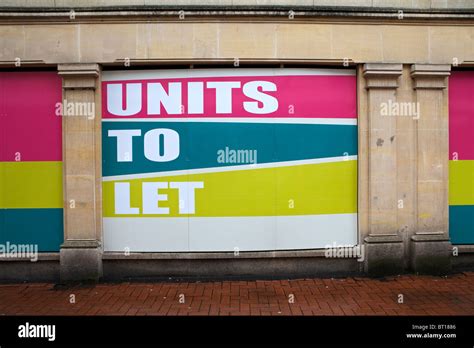 Shop Units To Let Stock Photo Alamy