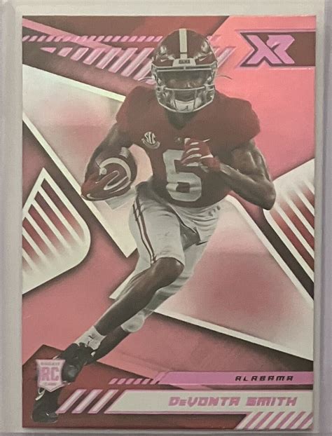 Panini Chronicles Xr Draft Picks Devonta Smith Rc Pink Parallel Sp