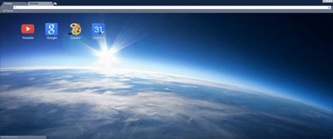 Ultrawide Space Chrome Theme ThemeBeta