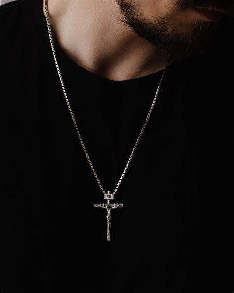 Срібний хрест CRUCIFIXION of JESUS CHRIST. INRI. Ціна ₴ 3 450. Купити в ...