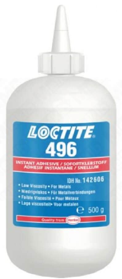 Loctite 496 500 g klej błyskawiczny dedykowany do metalu, niska lepkość ...