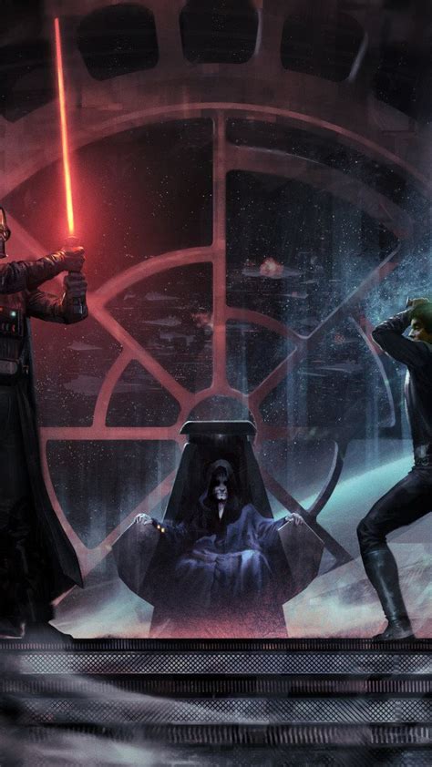 X Resolution Luke Skywalker Vs Darth Vader Emperor Palpatin