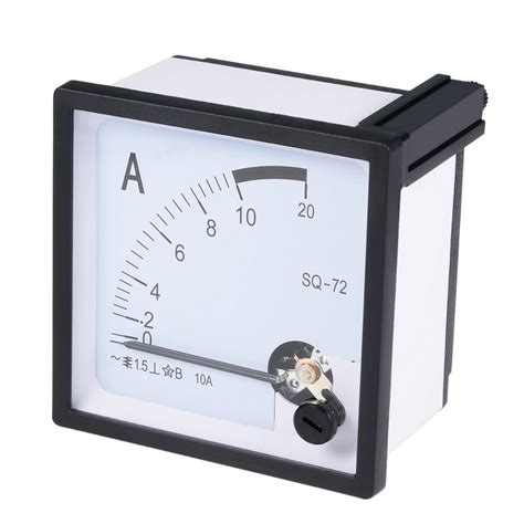 0 20a Analog Panel Ammeter Gauge Ampere Current Meter Dh 670 15 Error Margin