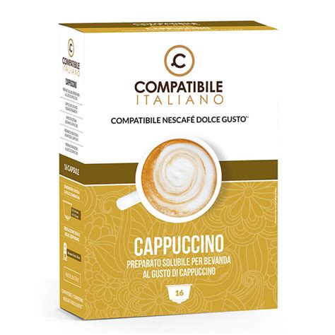 Cialdeitalia Cappuccino Capsule Compatibili Nescaf Dolce Gusto La