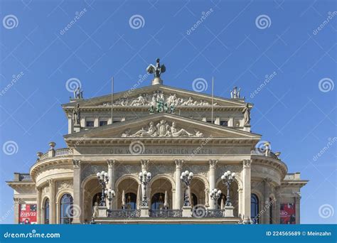 Die Alte Oper Old Opera House And The Frankfurter Welle In Frankfurt Am