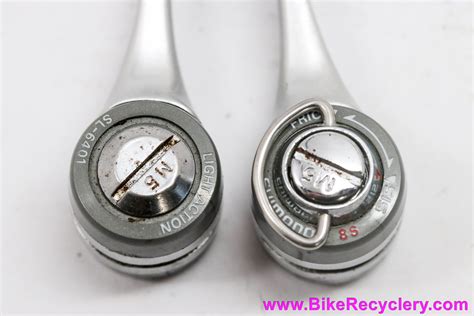 Shimano 600ultegra Tri Color Sl 6400 Downtube Shifters 8 Speed