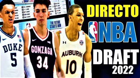 Directo 🚨 Draft Nba 2022 En Vivo🔥 Paolo Banchero Pick 1 Del Draft 2022