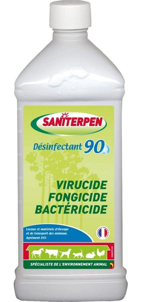 Désinfectant 90 virucide fongicide bactéricide 1l SANITERPEN 11789