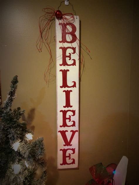 Believe Signs. Christmas Sign. Christmas Decor Christmas | Etsy