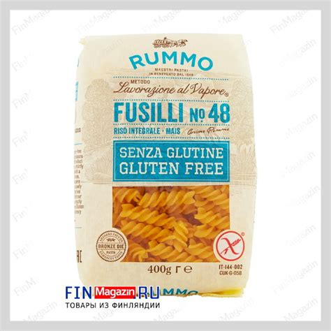 Паста Rummo Fusilli 48, 400 гр купить | Товары из Финляндии