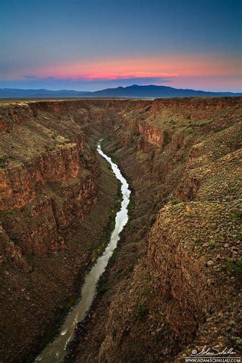 Rio Grande Taos Box Canyon New Mexico Mexico Travel Land Of