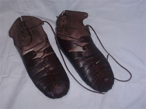 Leather Celtic Shoes Etsy