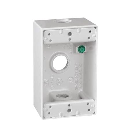 Sigma Engineered Solutions White Count Pack Of 1 Sigma Electric 14250wh 12 Inch 3 Hole 1