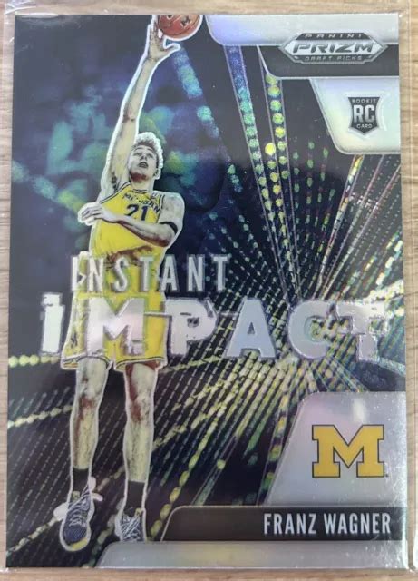 2021 PANINI PRIZM Draft Picks Franz Wagner Instant Impact Silver Prizm