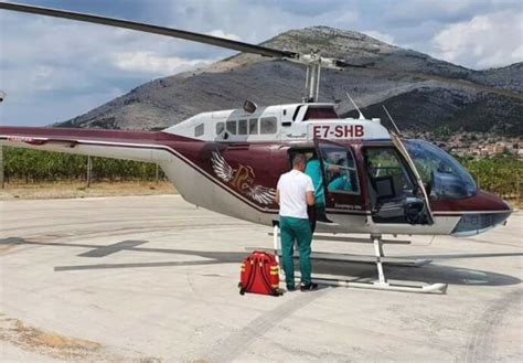 Pacijent Iz Trebinja Hitno Preba En Helikopterom U Banjaluku