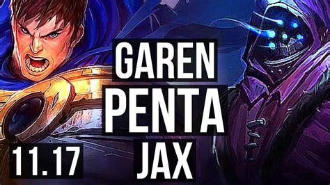 Garen Vs Jax Top Penta 10 0 2 Legendary 700 Games Br Master