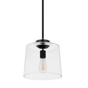 Hampton Bay Mullins In Light Brushed Nickel Mini Pendant With