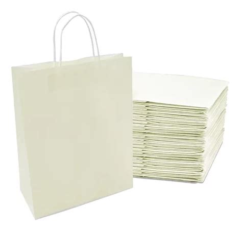 Sacola De Papel Kraft Branca Pp 15x16 5x7cm 50und MercadoLivre