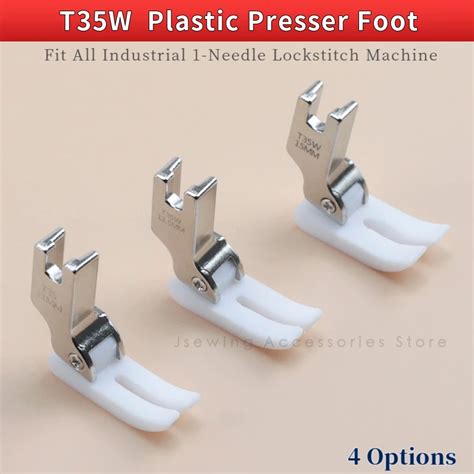 Pied Presseur Standard En Plastique T35W 2 Pi Ces Pour Machine Coudre