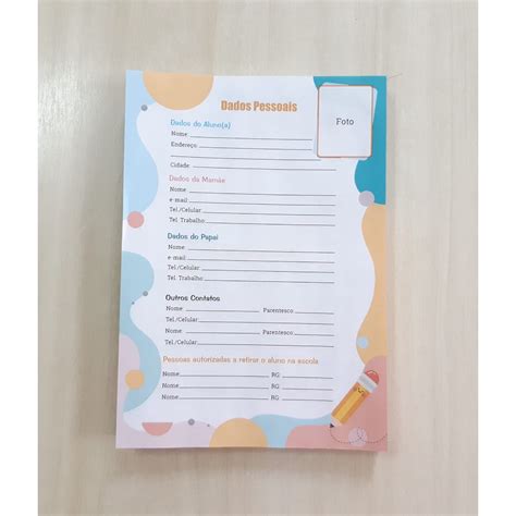 Miolos Agenda Escolar Infantil Colorida Shopee Brasil