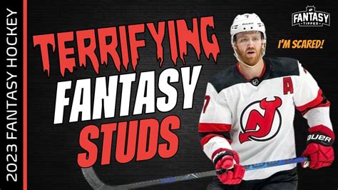 2023 24 Fantasy Hockey Advice TERRIFYING STUDS Fantasy Hockey Draft