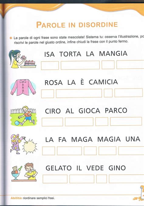 La Frase Schede Didattiche Per La Scuola Primaria Artofit