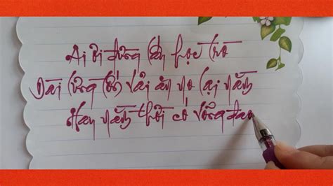 Viết Chữ Nghệ Thuật Kiểu Chữ Thư Pháp Từ Bút Bi Luyện Chữ đẹp Cẩm