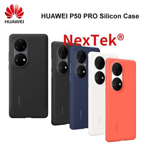 แท100 Huawei P50 Pro P50 Silicone Case Official Soft Back Cover Case