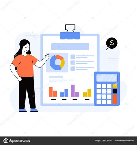 Income Statement Cartoon Vector Illustration Stock Illustration By