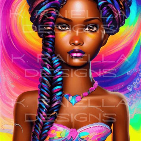 Rainbow Melanin Black Woman Black Woman Png African American Clipart