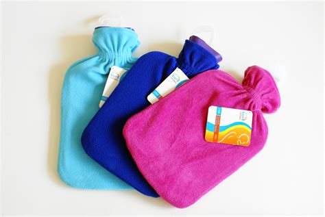Hot Water Bottle With Fleece Cover Sure Health Beauty