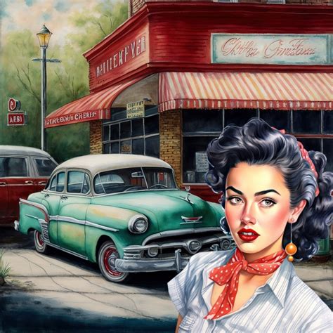 1950 Pin-Up Girl Poster Free Stock Photo - Public Domain Pictures