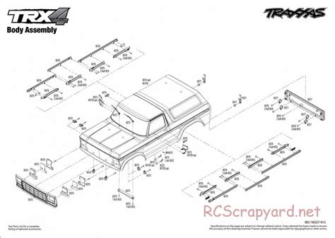 Traxxas Exploded Views Trx 4 Ford Bronco 82046 4 • Rcscrapyard Radio Controlled Model