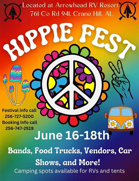 2023 Hippie Fest @ Crane Hill, AL - ThriceSovereign.com