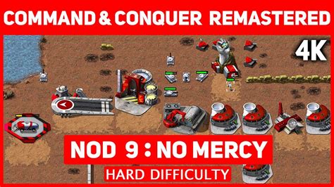 Command Conquer Remastered 4K Nod Mission 9 No Mercy Hard