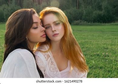 Happy Loving Homosexual Lesbian Lgbt Couple Stock Photo Shutterstock