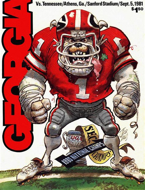 Georgia Football Cartoons