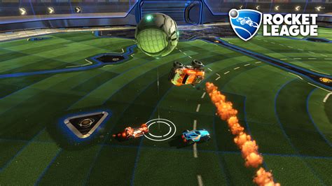 Car Flying Over The Field In Rocket League Wallpaper Game Wallpapers