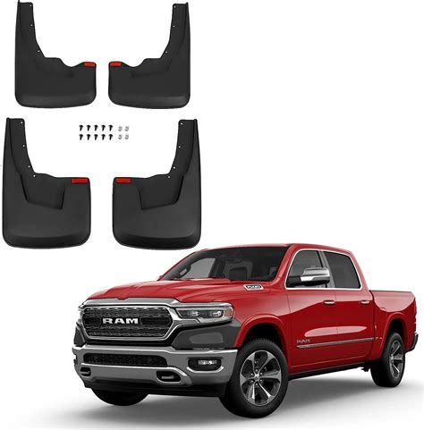 Rmourtekk Premium Mud Flaps Compatible With Dodge Ram 2019 2023 Ram