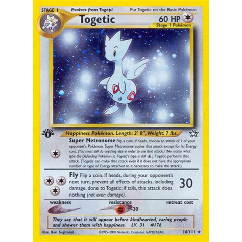 Verified Togetic Neo Genesis By Pokemon Cards Whatnot