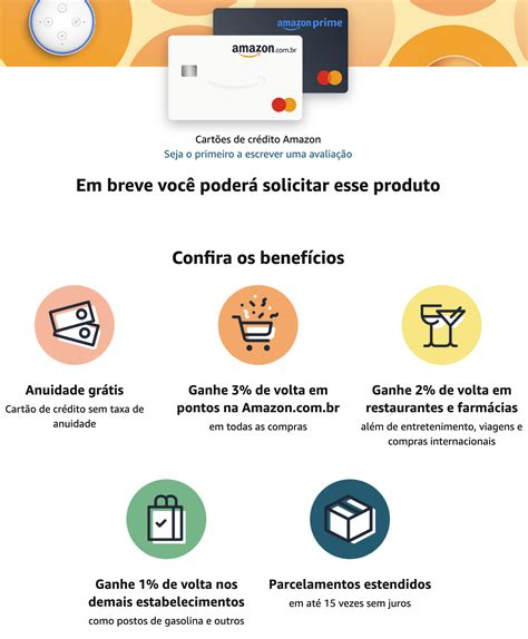 Amazon Planeja Cart O De Cr Dito No Brasil At De Cashback E