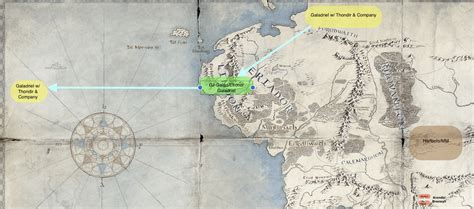 A More Detailed Look At The In Show Map Of Middle Earth In Episodes 1